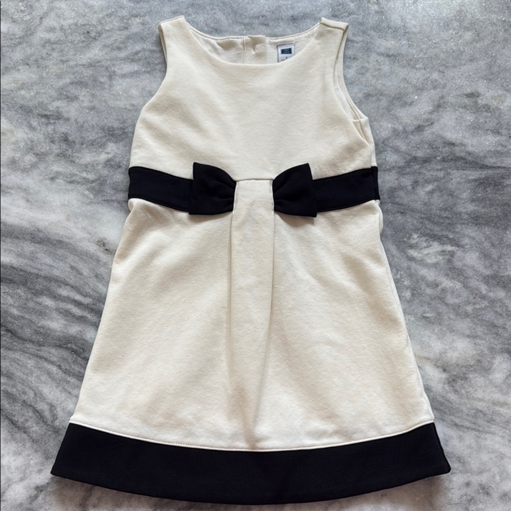 Janie and Jack Cream and Black Formal Dress